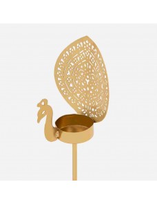 Peacock Tealight Candle Holder